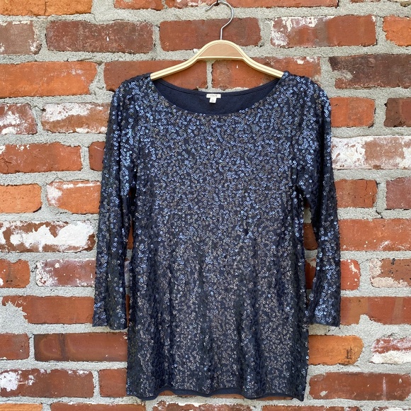 J Crew Sequin Tops Size Small - Picture 2 of 9